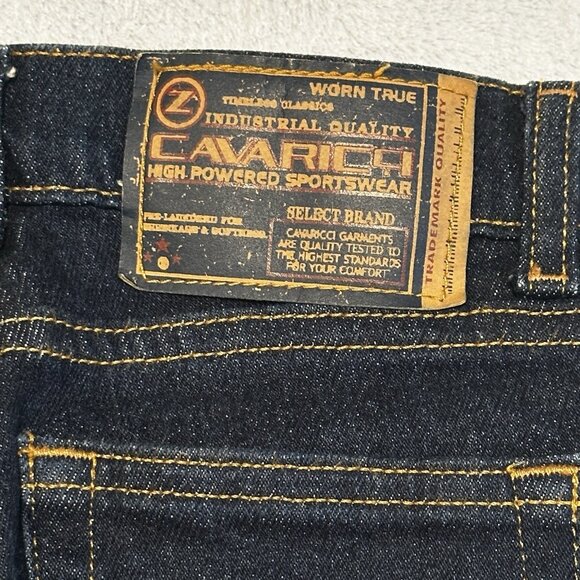 Girls Bootcut Jeans Sz 10 Dark Wash Rhinestone Pockets Denim Y2K Z Cavaricci - Picture 11 of 12